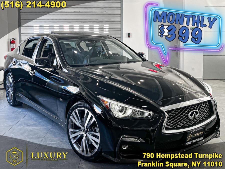 2018 INFINITI Q50 3.0t SPORT AWD, available for sale in Franklin Square, New York | Luxury Motor Club. Franklin Square, New York
