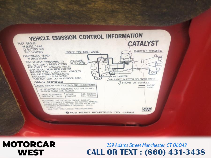 2004 Subaru Impreza Wagon 2.5 Outback Sport Auto, available for sale in Manchester, Connecticut | Motorcar West. Manchester, Connecticut 2004 Subaru Impreza Wagon 2.5 Outback Sport Auto, available for sale in Manchester, Connecticut | Motorcar West. Manchester, Connecticut
