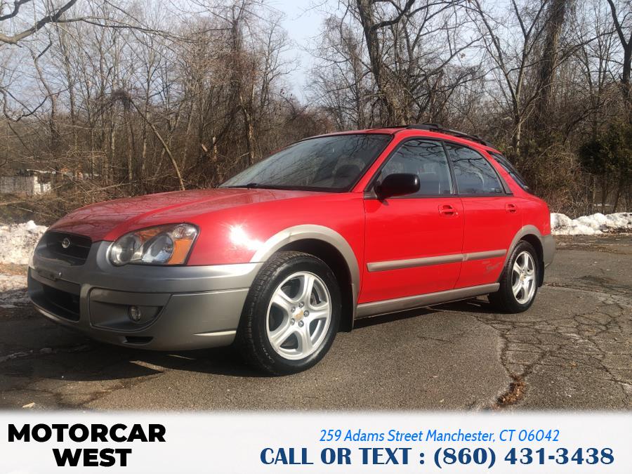 2004 Subaru Impreza Wagon 2.5 Outback Sport Auto, available for sale in Manchester, Connecticut | Motorcar West. Manchester, Connecticut 2004 Subaru Impreza Wagon 2.5 Outback Sport Auto, available for sale in Manchester, Connecticut | Motorcar West. Manchester, Connecticut