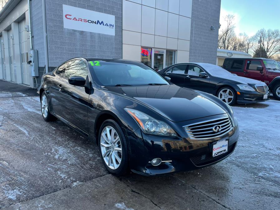 Used Infiniti G37 Coupe 2dr x AWD 2012 | Carsonmain LLC. Manchester, Connecticut