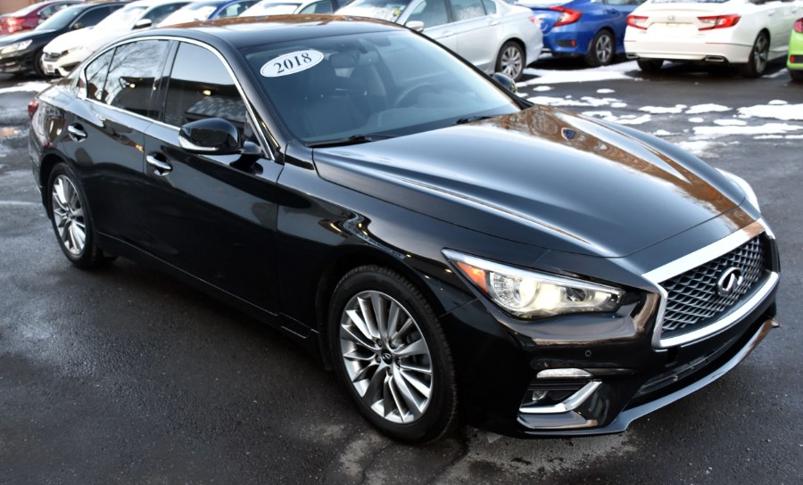 Used INFINITI Q50 3.0t LUXE AWD 2018 | Highline Car Connection. Waterbury, Connecticut Used INFINITI Q50 3.0t LUXE AWD 2018 | Highline Car Connection. Waterbury, Connecticut