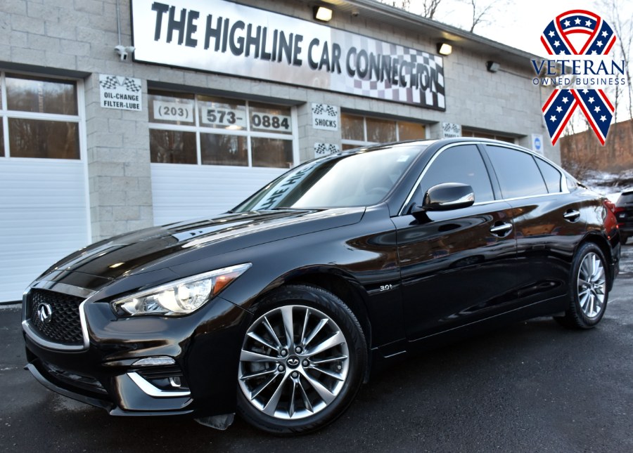 Used INFINITI Q50 3.0t LUXE AWD 2018 | Highline Car Connection. Waterbury, Connecticut