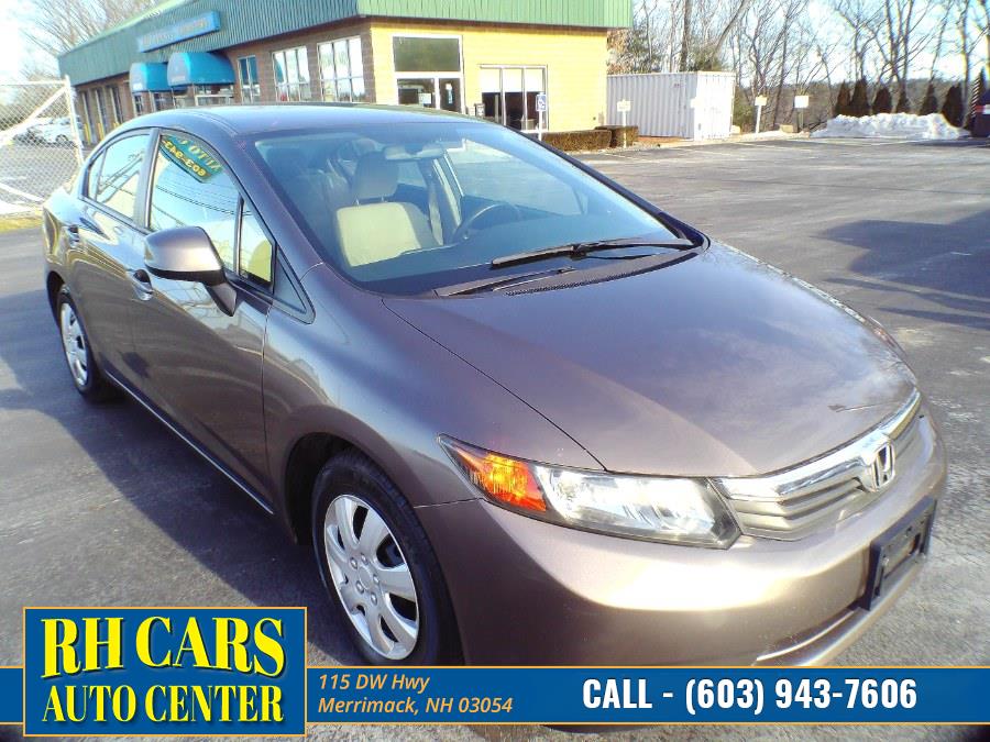 Used Honda Civic Sdn 4dr Auto LX 2012 | RH Cars LLC. Merrimack, New Hampshire Used Honda Civic Sdn 4dr Auto LX 2012 | RH Cars LLC. Merrimack, New Hampshire