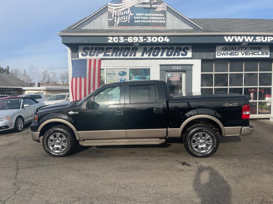 2005 FORD F-150 SUPER CREW KING RANCH 5.4L 4WD SuperCrew 139" King Ranch 4WD, available for sale in Milford, Connecticut | Superior Motors LLC. Milford, Connecticut