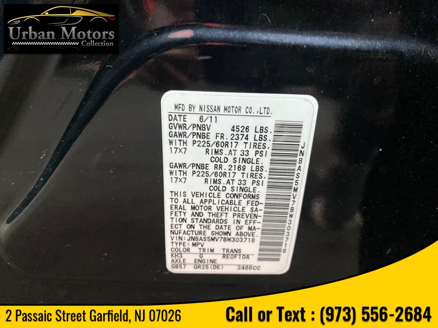 Used Nissan Rogue SV 2011 | Urban Motors Collection. Garfield, New Jersey Used Nissan Rogue SV 2011 | Urban Motors Collection. Garfield, New Jersey