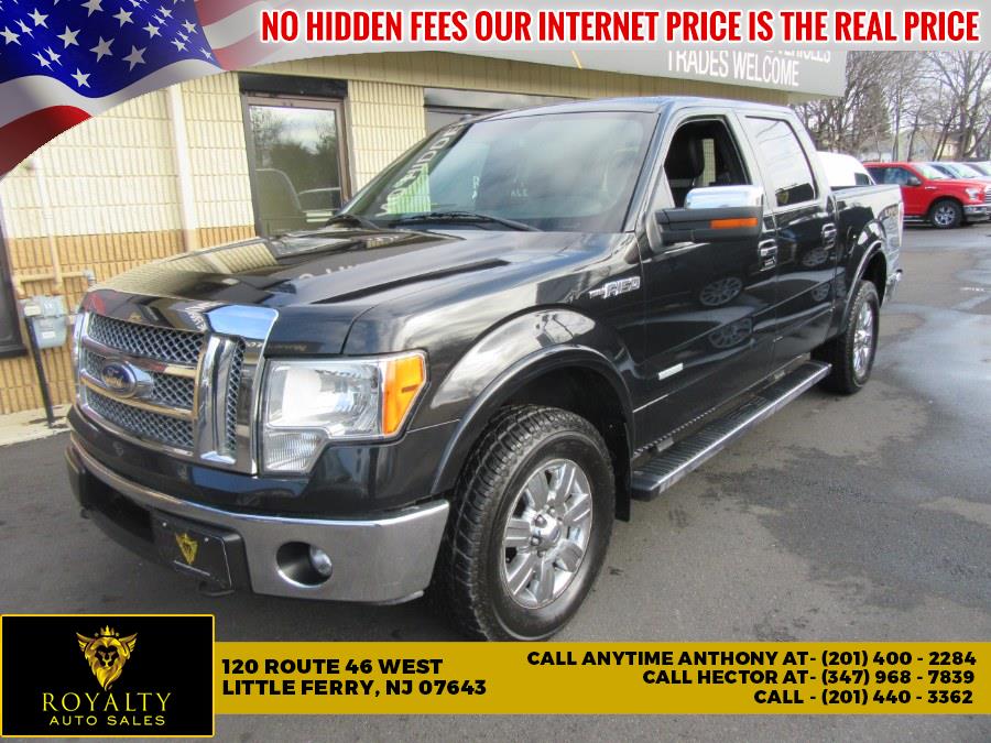 2012 Ford F-150 4WD SuperCrew 145" Lariat, available for sale in Little Ferry, New Jersey | Royalty Auto Sales. Little Ferry, New Jersey