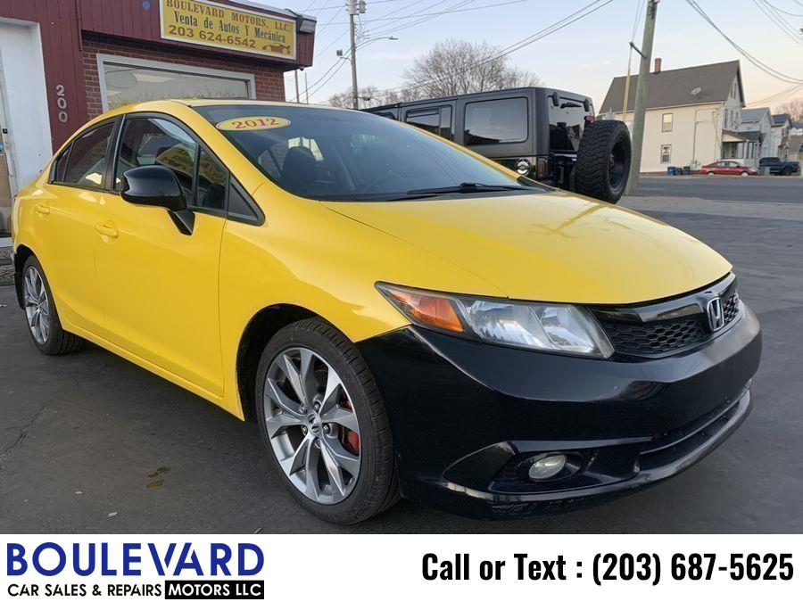 2012 Honda Civic Si Sedan 4D, available for sale in New Haven, Connecticut | Boulevard Motors LLC. New Haven, Connecticut 2012 Honda Civic Si Sedan 4D, available for sale in New Haven, Connecticut | Boulevard Motors LLC. New Haven, Connecticut