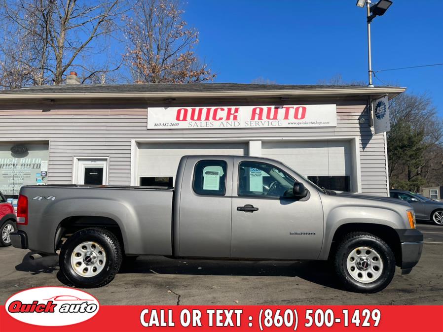 2013 GMC Sierra 1500 4WD Ext Cab 143.5" Work Truck, available for sale in Bristol, Connecticut | Quick Auto LLC. Bristol, Connecticut 2013 GMC Sierra 1500 4WD Ext Cab 143.5" Work Truck, available for sale in Bristol, Connecticut | Quick Auto LLC. Bristol, Connecticut