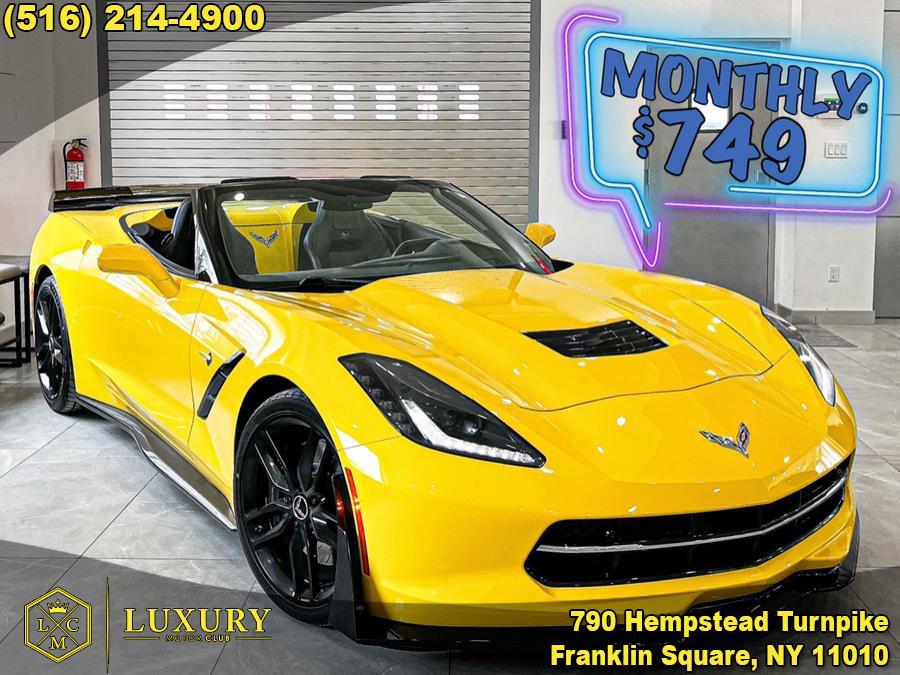 2016 Chevrolet Corvette 2dr Stingray Z51 Conv w/3LT, available for sale in Franklin Square, New York | Luxury Motor Club. Franklin Square, New York