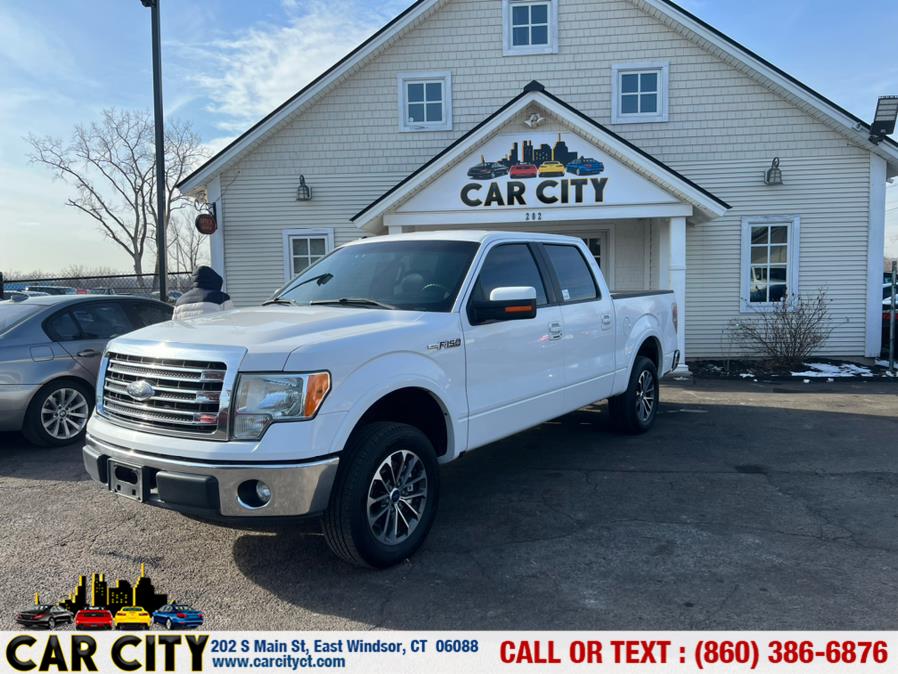 2014 Ford F-150 2WD SuperCrew 145" Lariat, available for sale in East Windsor, Connecticut | Car City LLC. East Windsor, Connecticut