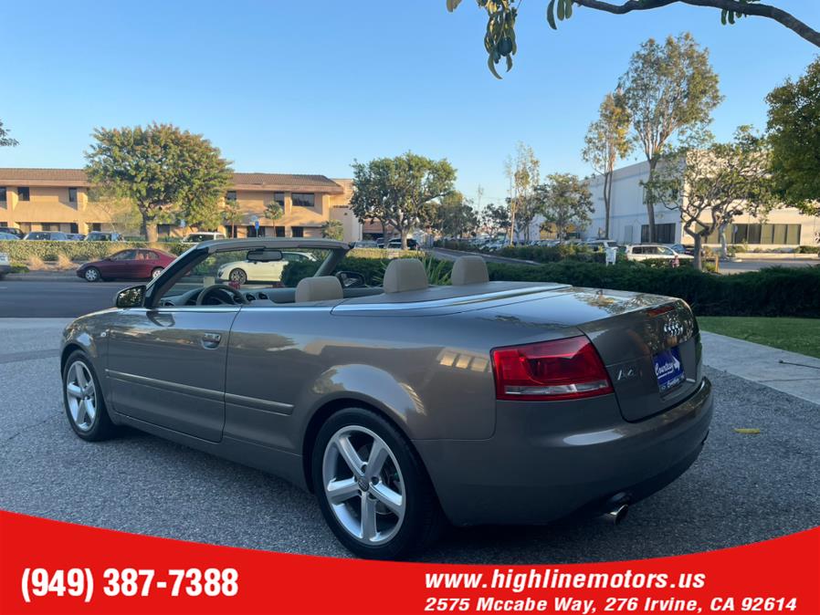 Used Audi A4 2dr Cabriolet Auto 3.2L quattro 2008 | High Line Motors LLC. Irvine, California Used Audi A4 2dr Cabriolet Auto 3.2L quattro 2008 | High Line Motors LLC. Irvine, California
