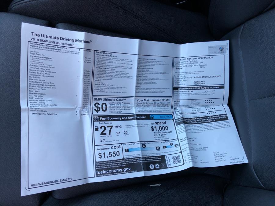 2018 BMW 3 Series 330i xDrive Sedan, available for sale in Waterbury, Connecticut | National Auto Brokers, Inc.. Waterbury, Connecticut 2018 BMW 3 Series 330i xDrive Sedan, available for sale in Waterbury, Connecticut | National Auto Brokers, Inc.. Waterbury, Connecticut