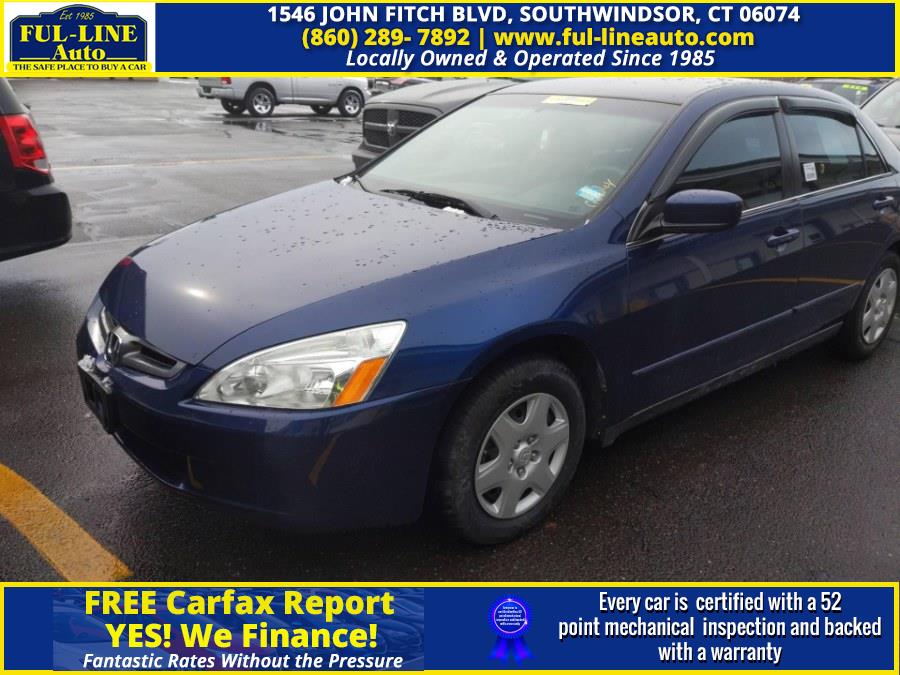 2005 Honda Accord Sdn LX AT, available for sale in South Windsor , Connecticut | Ful-line Auto LLC. South Windsor , Connecticut