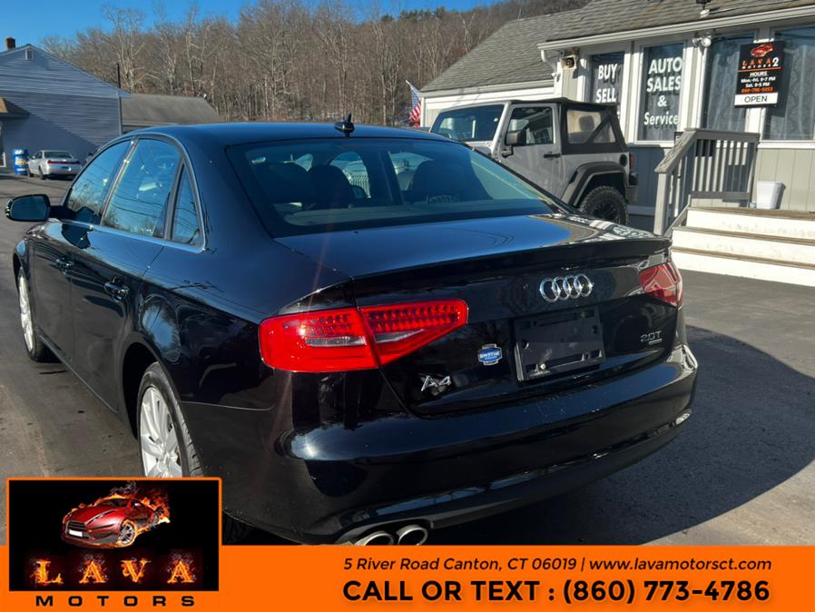 Used Audi A4 4dr Sdn Auto quattro 2.0T Premium 2013 | Lava Motors. Canton, Connecticut Used Audi A4 4dr Sdn Auto quattro 2.0T Premium 2013 | Lava Motors. Canton, Connecticut