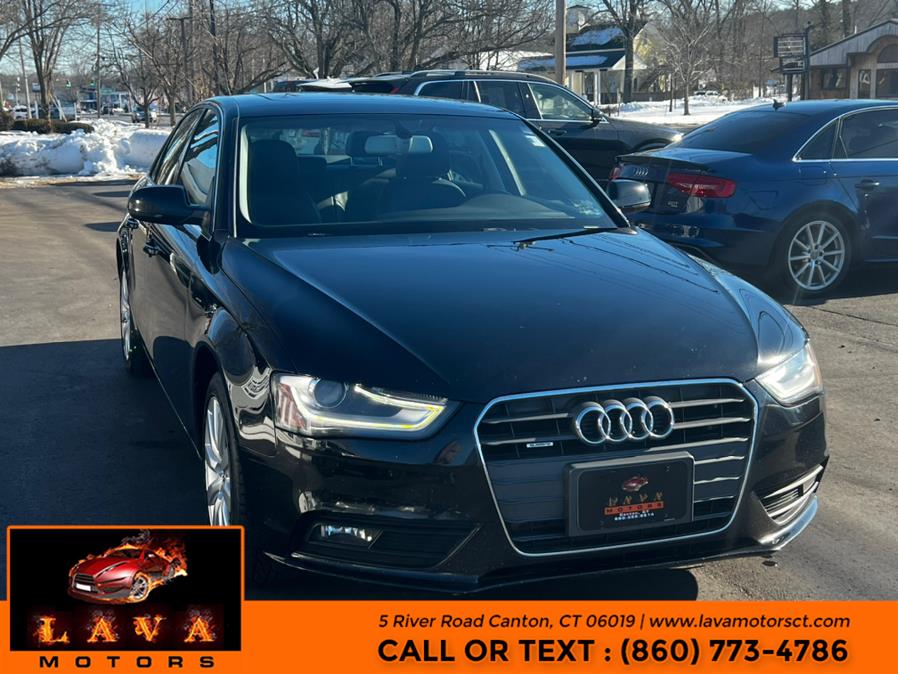 Used Audi A4 4dr Sdn Auto quattro 2.0T Premium 2013 | Lava Motors. Canton, Connecticut Used Audi A4 4dr Sdn Auto quattro 2.0T Premium 2013 | Lava Motors. Canton, Connecticut