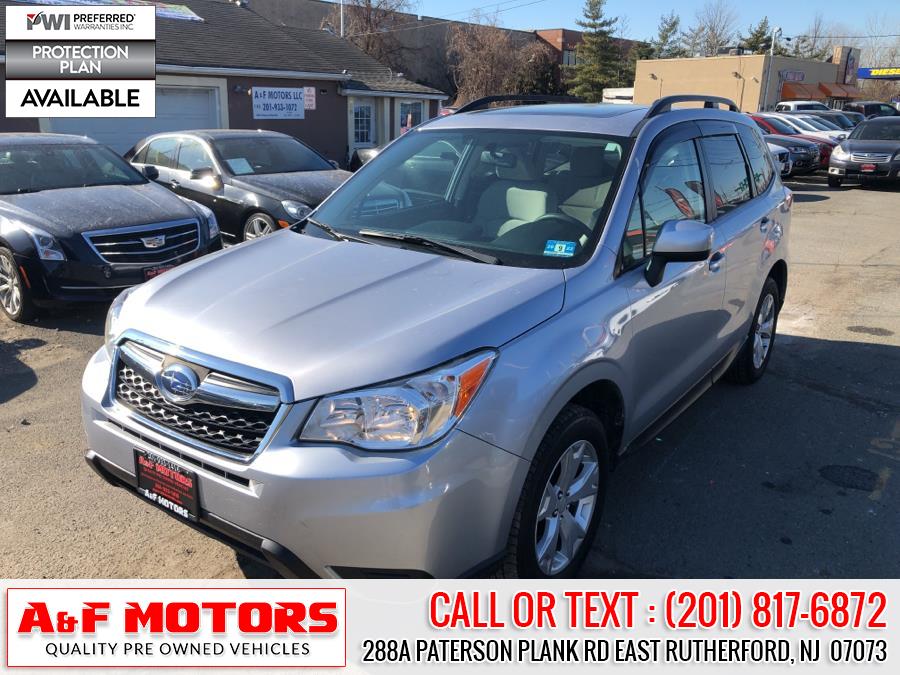 2016 Subaru Forester 4dr CVT 2.5i Premium PZEV, available for sale in East Rutherford, New Jersey | A&F Motors LLC. East Rutherford, New Jersey