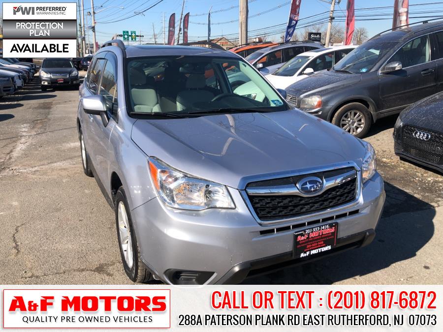 2016 Subaru Forester 4dr CVT 2.5i Premium PZEV, available for sale in East Rutherford, New Jersey | A&F Motors LLC. East Rutherford, New Jersey 2016 Subaru Forester 4dr CVT 2.5i Premium PZEV, available for sale in East Rutherford, New Jersey | A&F Motors LLC. East Rutherford, New Jersey