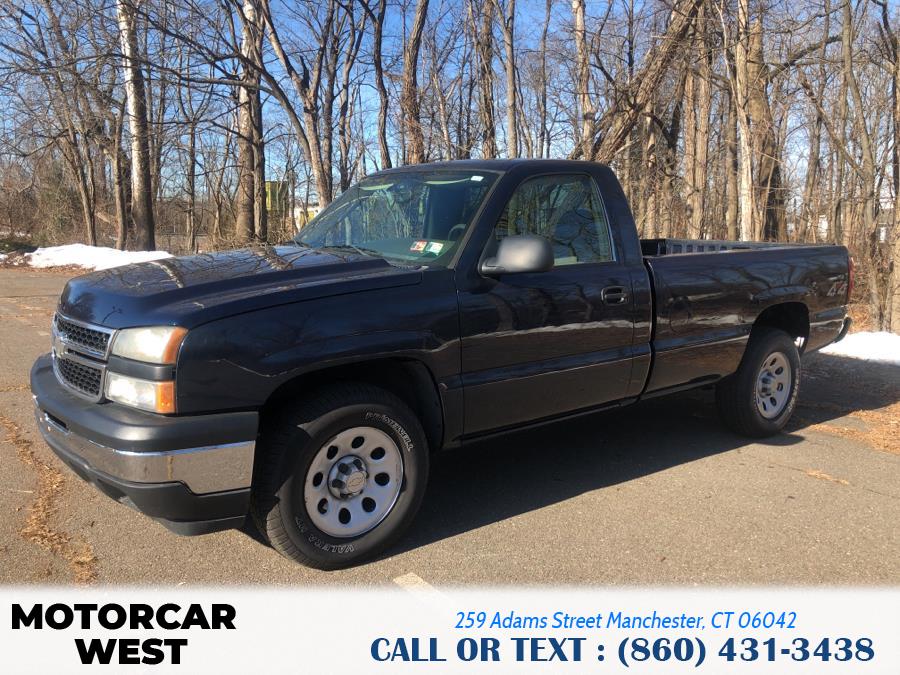 2006 Chevrolet Silverado 1500 Reg Cab 119.0" WB 4WD Work Truck, available for sale in Manchester, Connecticut | Motorcar West. Manchester, Connecticut 2006 Chevrolet Silverado 1500 Reg Cab 119.0" WB 4WD Work Truck, available for sale in Manchester, Connecticut | Motorcar West. Manchester, Connecticut