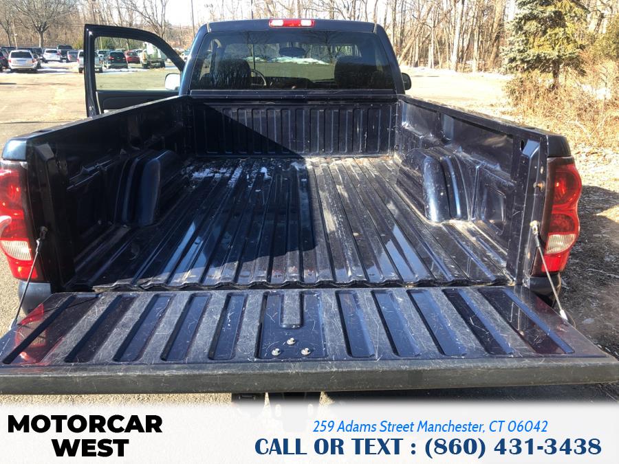 2006 Chevrolet Silverado 1500 Reg Cab 119.0" WB 4WD Work Truck, available for sale in Manchester, Connecticut | Motorcar West. Manchester, Connecticut 2006 Chevrolet Silverado 1500 Reg Cab 119.0" WB 4WD Work Truck, available for sale in Manchester, Connecticut | Motorcar West. Manchester, Connecticut