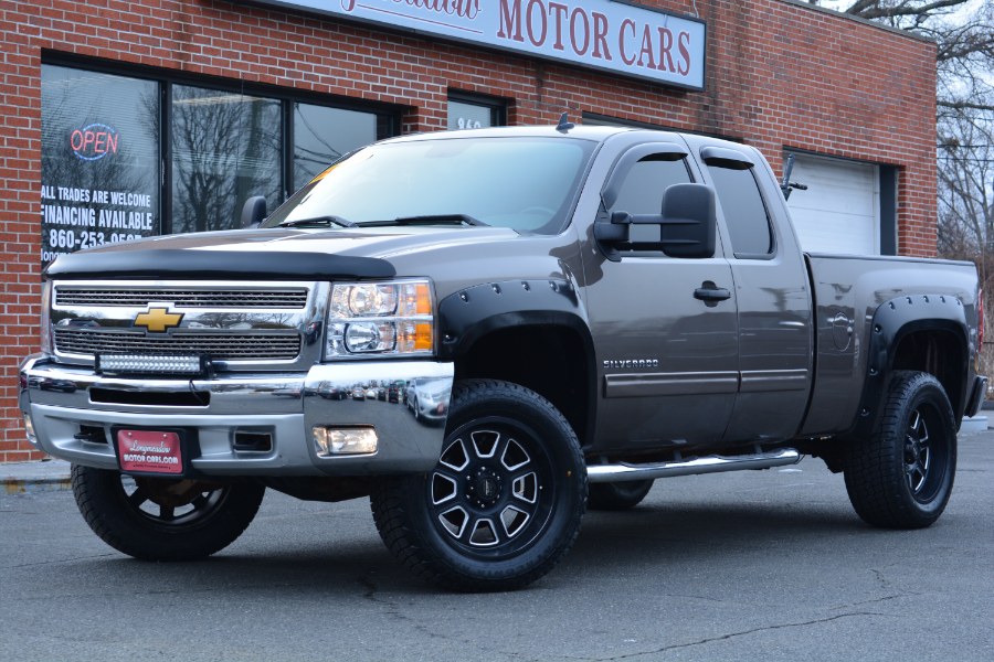 2013 Chevrolet Silverado 1500 4WD Ext Cab 143.5" LT, available for sale in ENFIELD, Connecticut | Longmeadow Motor Cars. ENFIELD, Connecticut