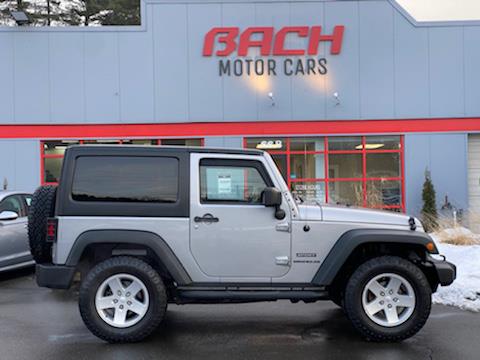 2013 Jeep Wrangler 4WD 2dr Sport, available for sale in Canton , Connecticut | Bach Motor Cars. Canton , Connecticut