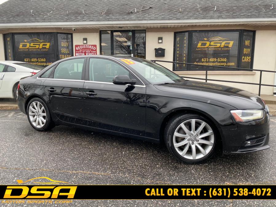 2013 Audi A4 4dr Sdn Man quattro 2.0T Premium Plus, available for sale in Commack, New York | DSA Motor Sports Corp. Commack, New York