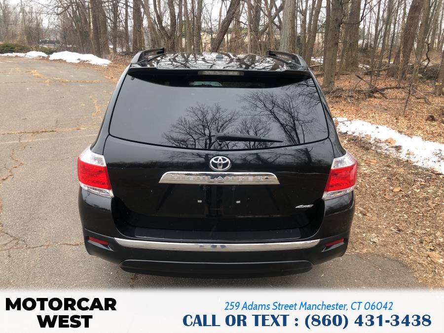 2011 Toyota Highlander 4WD 4dr V6 Base, available for sale in Manchester, Connecticut | Motorcar West. Manchester, Connecticut 2011 Toyota Highlander 4WD 4dr V6 Base, available for sale in Manchester, Connecticut | Motorcar West. Manchester, Connecticut