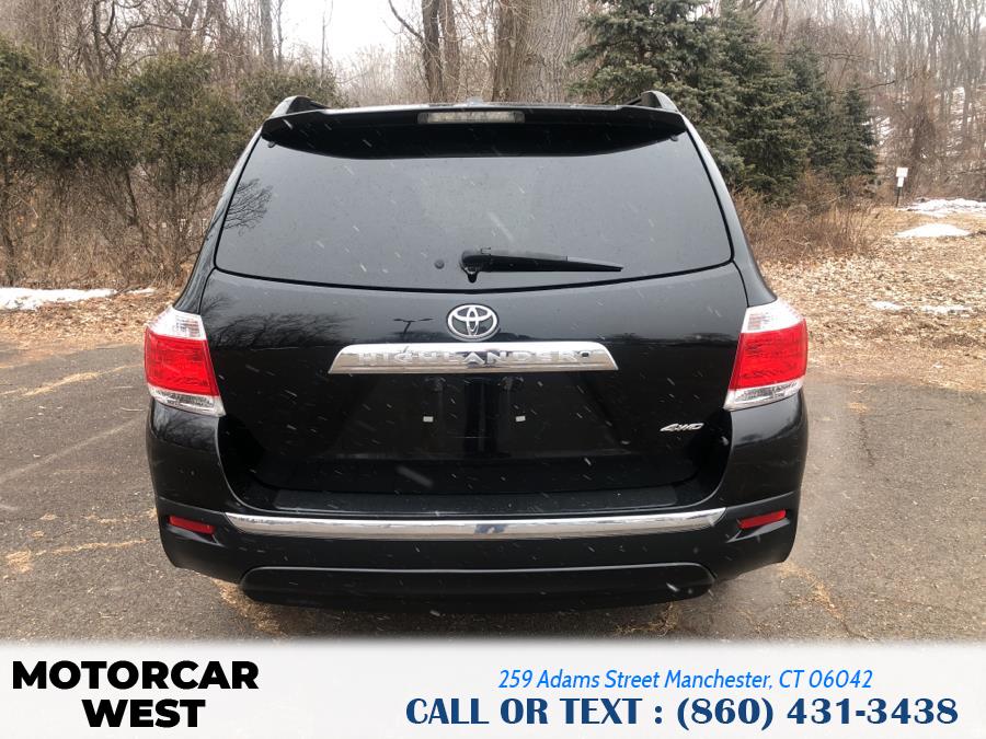 2011 Toyota Highlander 4WD 4dr V6 Base, available for sale in Manchester, Connecticut | Motorcar West. Manchester, Connecticut 2011 Toyota Highlander 4WD 4dr V6 Base, available for sale in Manchester, Connecticut | Motorcar West. Manchester, Connecticut