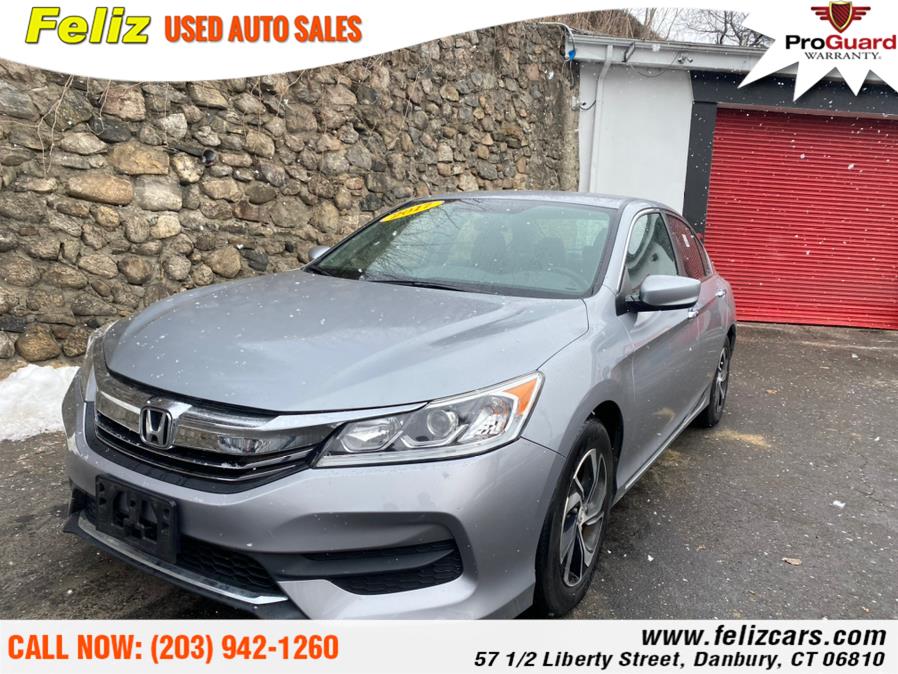 2017 Honda Accord Sedan LX CVT, available for sale in Danbury, Connecticut | Feliz Used Auto Sales. Danbury, Connecticut