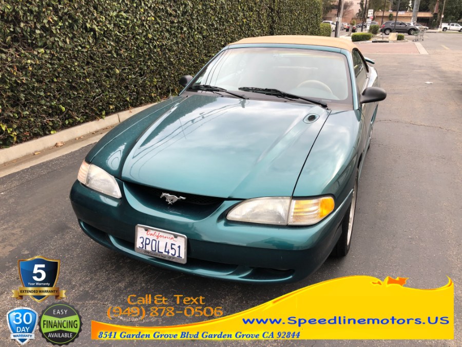 Used Ford Mustang 2dr Convertible GT 1996 | Speedline Motors. Garden Grove, California