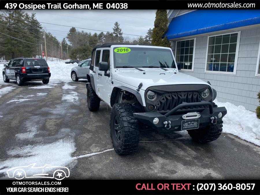 2016 Jeep Wrangler Unlimited 4WD 4dr Sport, available for sale in Gorham, Maine | Ossipee Trail Motor Sales. Gorham, Maine 2016 Jeep Wrangler Unlimited 4WD 4dr Sport, available for sale in Gorham, Maine | Ossipee Trail Motor Sales. Gorham, Maine