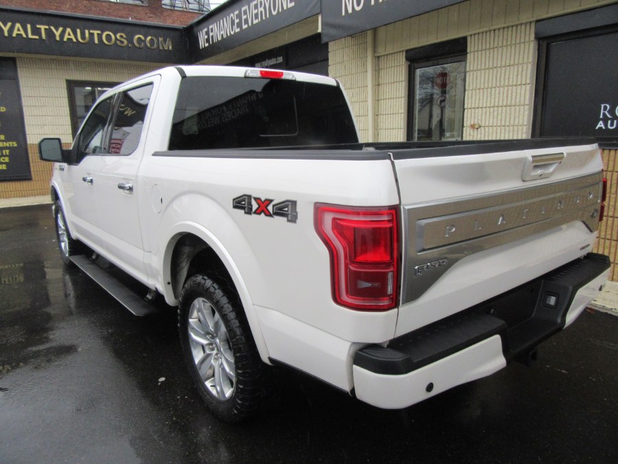 Used Ford F-150 4WD SuperCrew 145" Platinum 2015 | Royalty Auto Sales. Little Ferry, New Jersey Used Ford F-150 4WD SuperCrew 145" Platinum 2015 | Royalty Auto Sales. Little Ferry, New Jersey
