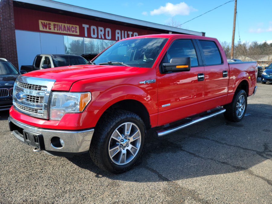 2013 Ford F-150 XLT 3.5 Ecoboost V6 4WD Crew Cab, available for sale in East Windsor, Connecticut | Toro Auto. East Windsor, Connecticut