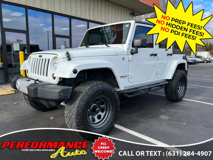 2013 Jeep Wrangler Unlimited 4WD 4dr Sahara, available for sale in Bohemia, New York | Performance Auto Inc. Bohemia, New York 2013 Jeep Wrangler Unlimited 4WD 4dr Sahara, available for sale in Bohemia, New York | Performance Auto Inc. Bohemia, New York