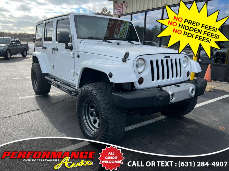 2013 Jeep Wrangler Unlimited 4WD 4dr Sahara, available for sale in Bohemia, New York | Performance Auto Inc. Bohemia, New York