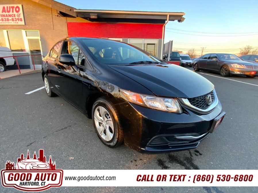 2013 Honda Civic Sdn 4dr Auto LX, available for sale in Hartford, Connecticut | Good Auto LLC. Hartford, Connecticut 2013 Honda Civic Sdn 4dr Auto LX, available for sale in Hartford, Connecticut | Good Auto LLC. Hartford, Connecticut
