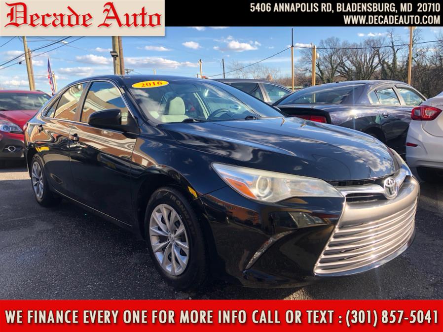2016 Toyota Camry 4dr Sdn I4 Auto LE (Natl), available for sale in Bladensburg, Maryland | Decade Auto. Bladensburg, Maryland