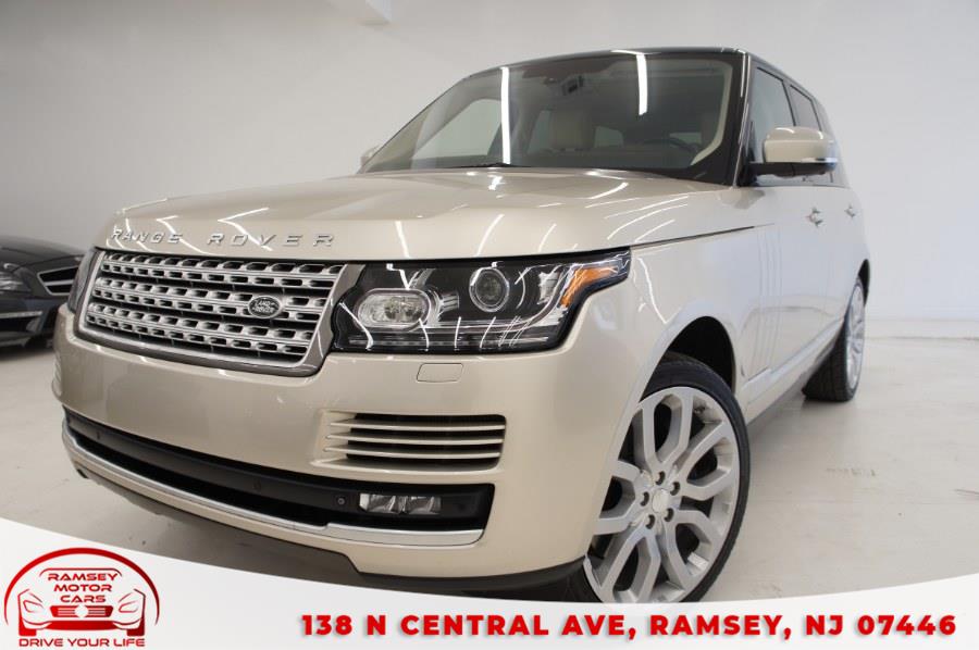 2014 Land Rover Range Rover 4WD 4dr SC, available for sale in Ramsey, New Jersey | Ramsey Motor Cars Inc. Ramsey, New Jersey