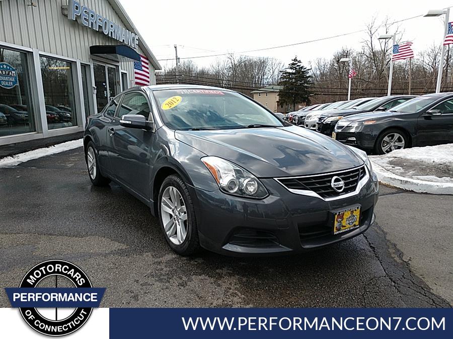 2012 Nissan Altima 2dr Cpe I4 CVT 2.5 S, available for sale in Wilton, Connecticut | Performance Motor Cars Of Connecticut LLC. Wilton, Connecticut
