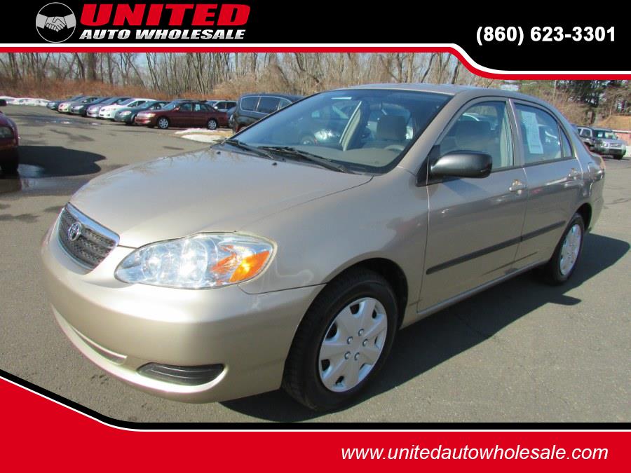 2008 Toyota Corolla 4dr Sdn Auto CE, available for sale in East Windsor, Connecticut | United Auto Sales of E Windsor, Inc. East Windsor, Connecticut
