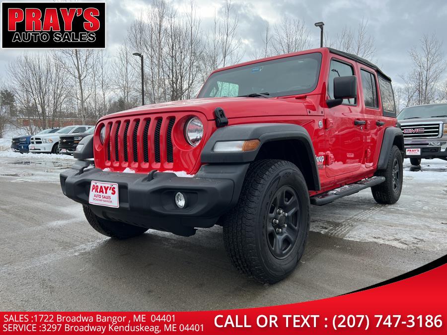 2018 Jeep Wrangler Unlimited Sport S 4x4, available for sale in Bangor , Maine | Pray's Auto Sales . Bangor , Maine