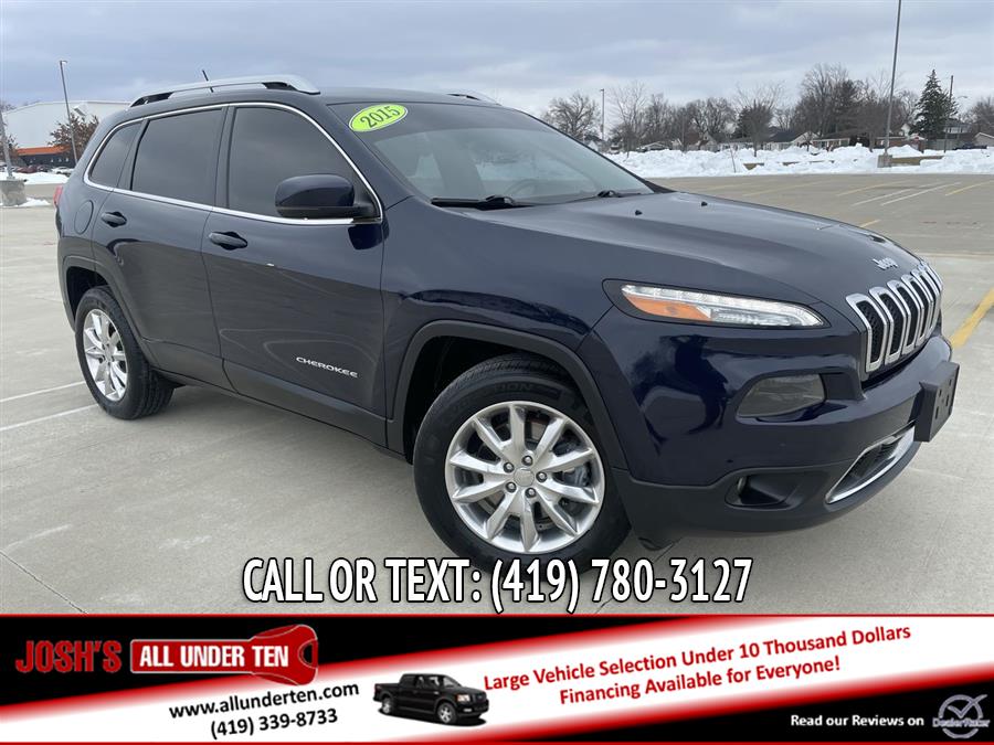 2015 Jeep Cherokee 4WD 4dr Limited, available for sale in Elida, Ohio | Josh's All Under Ten LLC. Elida, Ohio