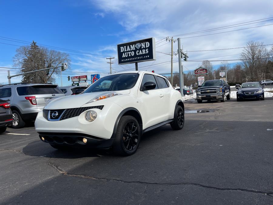 2013 Nissan JUKE 5dr Wgn CVT S FWD, available for sale in Vernon, Connecticut | TD Automotive Enterprises LLC DBA Diamond Auto Cars. Vernon, Connecticut
