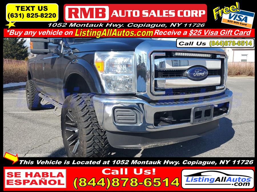 Used Ford F-250 Super Duty XLT 4x4 4dr Crew Cab 8 ft. LB Pickup 2016 | www.ListingAllAutos.com. Patchogue, New York