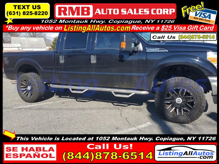 Used Ford F-250 Super Duty XLT 4x4 4dr Crew Cab 8 ft. LB Pickup 2016 | www.ListingAllAutos.com. Patchogue, New York