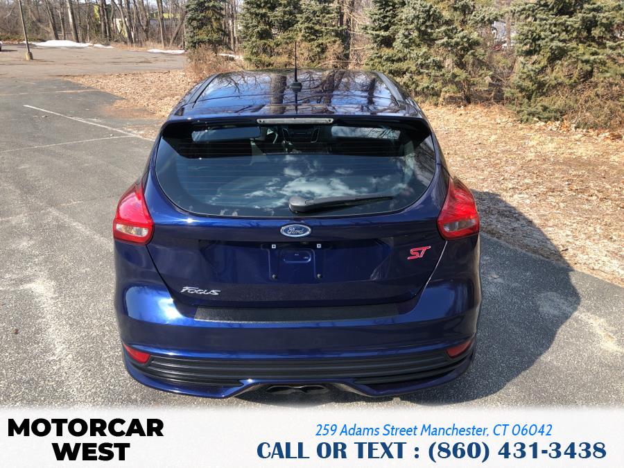 2016 Ford Focus 5dr HB ST, available for sale in Manchester, Connecticut | Motorcar West. Manchester, Connecticut 2016 Ford Focus 5dr HB ST, available for sale in Manchester, Connecticut | Motorcar West. Manchester, Connecticut
