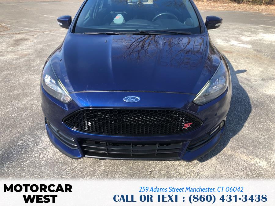 2016 Ford Focus 5dr HB ST, available for sale in Manchester, Connecticut | Motorcar West. Manchester, Connecticut 2016 Ford Focus 5dr HB ST, available for sale in Manchester, Connecticut | Motorcar West. Manchester, Connecticut
