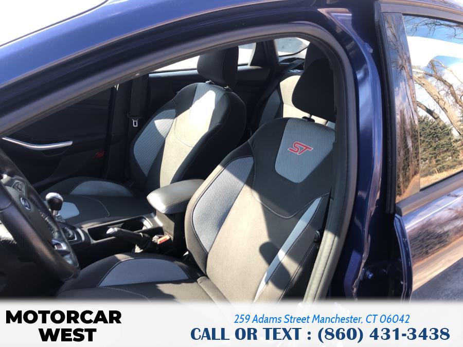 2016 Ford Focus 5dr HB ST, available for sale in Manchester, Connecticut | Motorcar West. Manchester, Connecticut 2016 Ford Focus 5dr HB ST, available for sale in Manchester, Connecticut | Motorcar West. Manchester, Connecticut