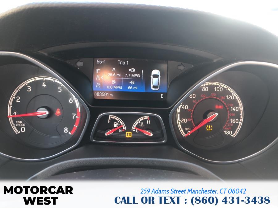 2016 Ford Focus 5dr HB ST, available for sale in Manchester, Connecticut | Motorcar West. Manchester, Connecticut 2016 Ford Focus 5dr HB ST, available for sale in Manchester, Connecticut | Motorcar West. Manchester, Connecticut