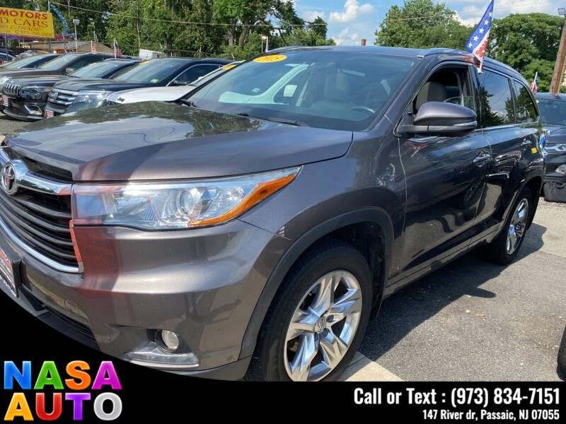 2015 Toyota Highlander AWD Limited 4dr SUV, available for sale in Passaic, New Jersey | Nasa Auto. Passaic, New Jersey 2015 Toyota Highlander AWD Limited 4dr SUV, available for sale in Passaic, New Jersey | Nasa Auto. Passaic, New Jersey